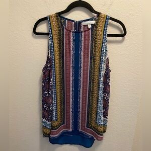 Fourteenth Place Aztec Boho Style Blouse